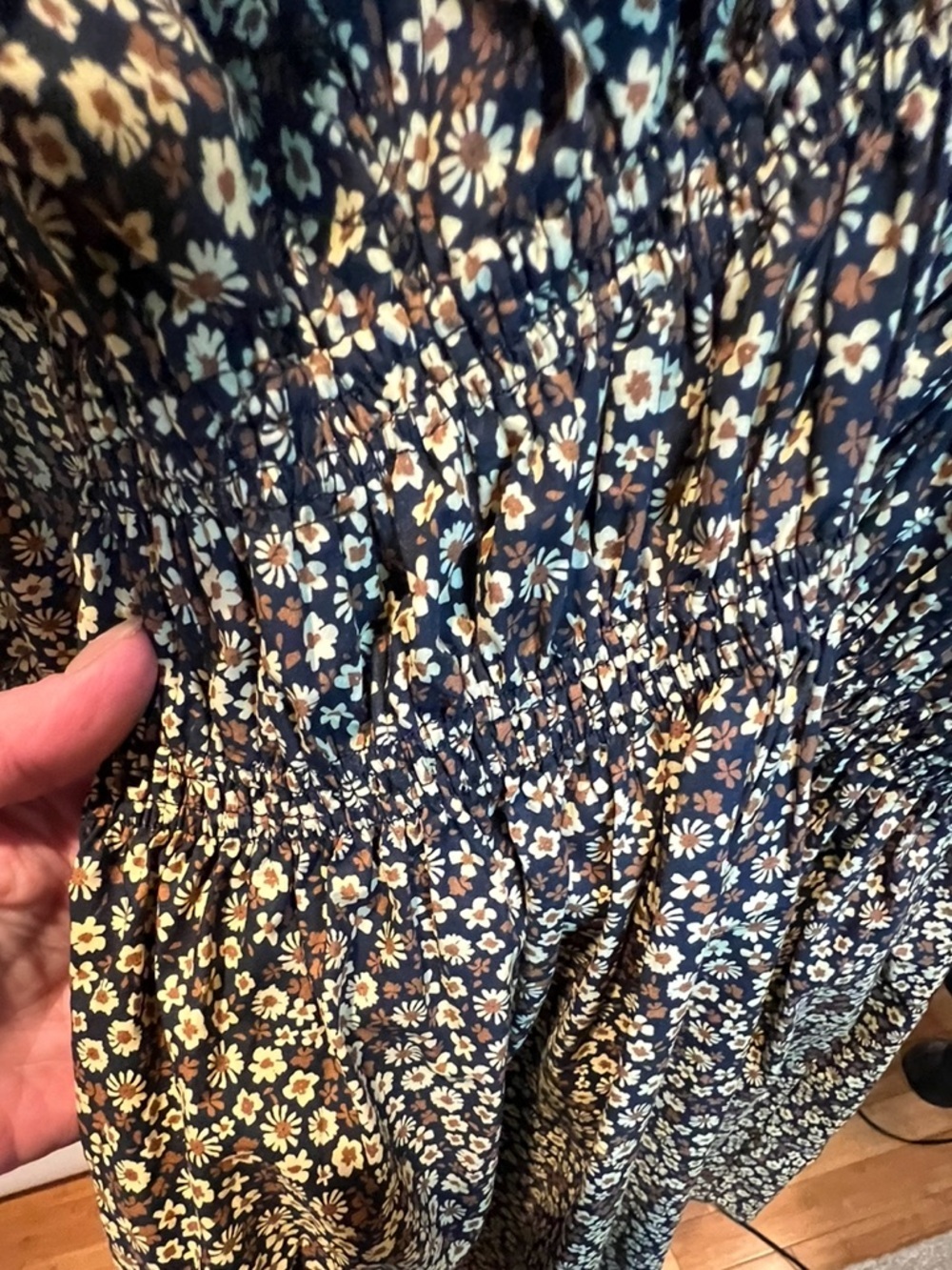 *MATTEAU* Shirred Plunge Mini Dress in
Chamomile Size 38 (6) EUC - Picture 7 of 9